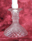 Westmoreland English Hobnail Candleholder Clear Single Light Candle Holder 1960s USA