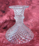 Westmoreland English Hobnail Candleholder Clear Single Light Candle Holder 1960s USA