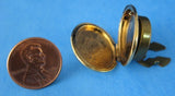 Locket Button Cover Gold Filled Novelty Opens Covers Button 1960s Button Jewelry