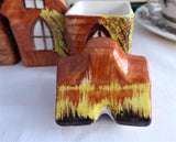Price Kensington Cottage Ware 5 Piece Set On Tray Salt Pepper Mustard 1950s England