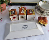 Price Kensington Cottage Ware 5 Piece Set On Tray Salt Pepper Mustard 1950s England