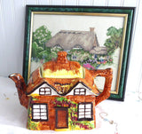 Cottage Ware Teapot Price Kensington Ye Olde Cottage Hand Painted 1960s