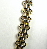 Flexible Link Necklace Fancy Multi Links Gold Plated 1960s Mid Century Retro