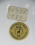 Red Enamel On Copper Teabag Holder Steinboch Email Trinket Dish Ring Holder 1960s