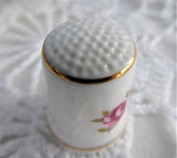 Rose Thimble Royal Adderley English Made 1960s Bone China