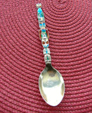 Seattle Worlds Fair 1962 Spoon Sterling Silver Enamel Totem Pole Souvenir