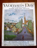 August 1964 Woman's Day Magazine Decorating Mid Century Vintage Life Maine Artist