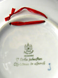 Plate Bing And Grondahl Christmas In Church 1968 Annual Blue And White Holiday