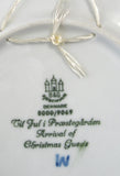 Plate Bing And Grondahl Christmas 1969 Arrival Of Christmas Annual Blue White