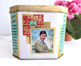 Tea Tin 1969 Investititure Of Prince Charles As Prince Of Wales Caenarvon Castle