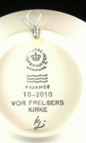 Royal Copenhagen Small Plate Frelsers Kirke Butter Pat Teabag Caddy Denmark