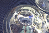 Crystal Figural Lidded Jam Dish Anchor Hocking 1970s Glass Trinket Dish