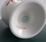 Eggcups Crown Staffordshire Rangoon Dragon Boxed Set Of 4 England 1970s Bone China
