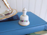 Miniature Bell Coalport Indian Tree England Bone China Mini Bell Decor 1970s