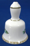 Miniature Bell Coalport Indian Tree England Bone China Mini Bell Decor 1970s