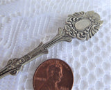 Delft Holland Spoon Souvenir 1970s Fully Embossed Repousse Bowl Nickel Silver