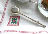 English Silver Plate Tea Diffuser Silver Plate Plunger Single Cup Loose Tea Maker In Cup