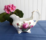 Hammersley England Creamer Milk Jug Cream Pitcher Grandmother's Rose 1970s