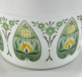Cup And Saucer Noritake Palos Verde Progression Porcelain 1969-1979 Yellow Green