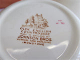 Johnson Brothers Olde English Countryside 2 Brown Transferware Square Bowls Cereal