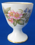 Paragon England Eggcup Honeysuckle Roses Single Pedestal Bone China 1970s