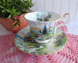 Dovedale Cup And Saucer Royal Albert Country Scenes English Lakes 1970s Landscape