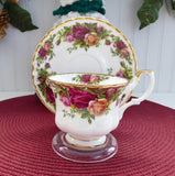 Old Country Roses Royal Albert Cup and Saucer English Made 1974-1992