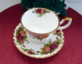 Old Country Roses Royal Albert Cup and Saucer English Made 1974-1992