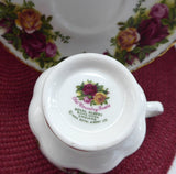 Old Country Roses Royal Albert Cup and Saucer English Made 1974-1992