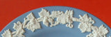 Wedgwood Blue Jasperware Pin Dish Round Aurora And The Chariot Of Dawn 1970s