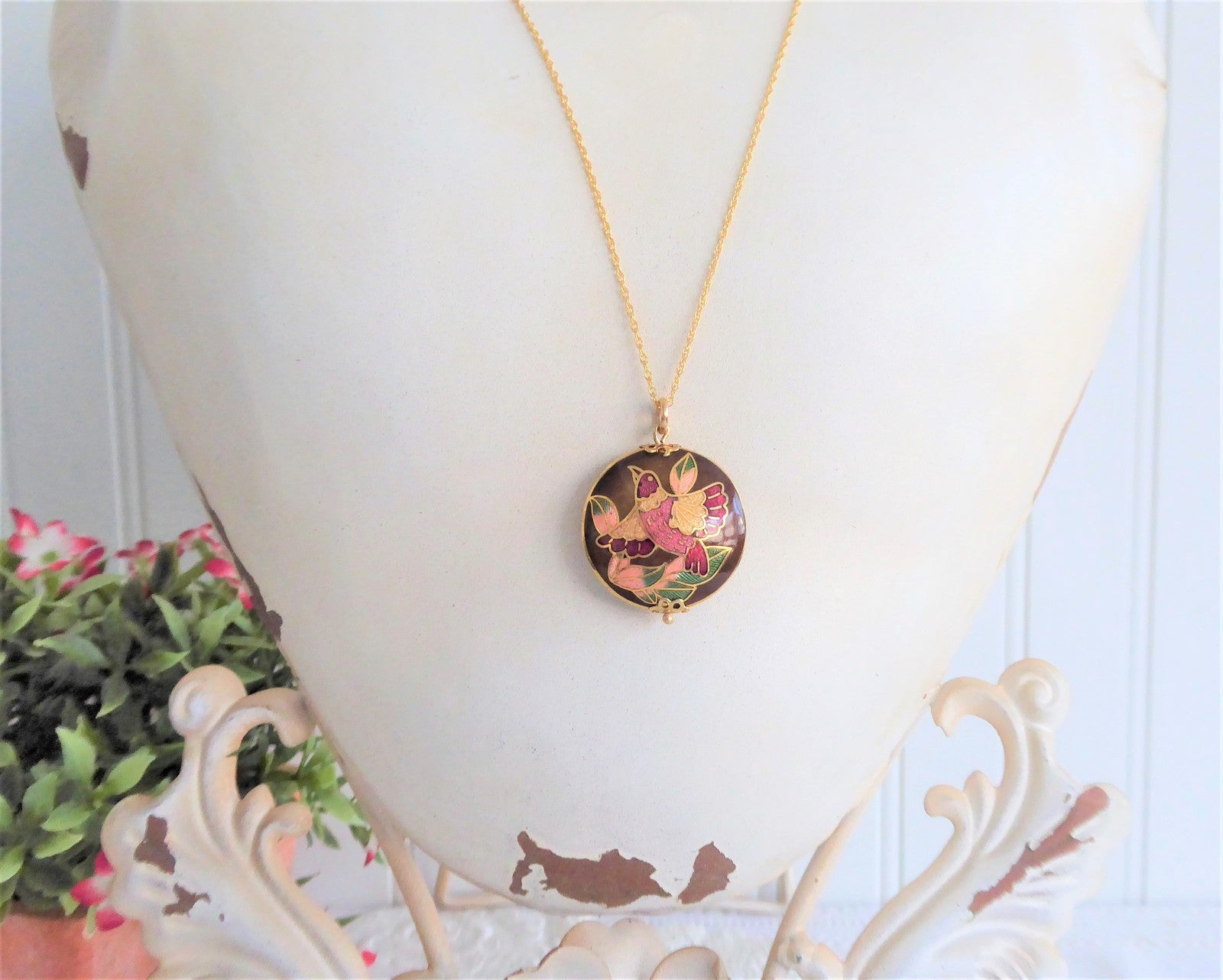 1970s-bird-enamel-pendant-