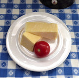 Tweedware Canada Cheese Dome Cheese Server Ceramic Cloche Original Sticker 1970s