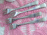Mepra Bavaria Italian Set Of 4 Dessert Forks 1970s Salad Forks Stainless