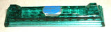 Kniferest Gorgeous Green Lead Crystal Bohemian Czech Republic Cutlery Holder