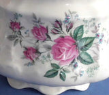Pink Roses Teapot Large Arthur Wood 1970s 24 Ounces Fancy Shape