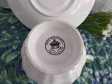Pretty Shamrock Cup And Saucer 1970s English Bone China Royal Dover
