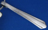 Recycled Spoon Handle Key Ring Classic Design Silver Plate Key Fob Artisan 1970s
