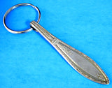 Spoon Handle Key Ring Upcycled Oneida Silver Vintage 1930s Spoon Silver Plate