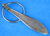 Spoon Handle Key Ring Upcycled Oneida Silver Vintage 1930s Spoon Silver Plate