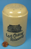 English Stoneware Sugar Shaker 1970s Muffineer Log Cabin Remedies England Sugar Caster