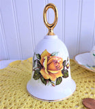 Diorama Rose Yellow Rose Hostess Bell England 1970s Bone China Danbury