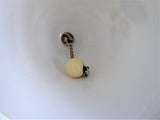 Diorama Rose Yellow Rose Hostess Bell England 1970s Bone China Danbury
