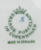 Christmas Plate Christmas 1975 Denmark Birds Grande Porcelain Blue And White