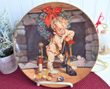 Christmas Morning Collector Plate Leyendecker Saturday Evening Post 1975
