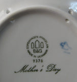 Mother's Day 1976 Plate Bing And Grondahl Swan And Babies Blue And White MIB Box