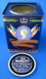 Tea Tin Queen Elizabeth II Silver Jubilee Jackson's of Piccadilly Souvenir Tea Canister