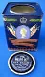 Tea Tin Queen Elizabeth II Silver Jubilee Jackson's of Piccadilly Souvenir Tea Canister