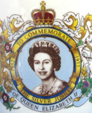 Mug Silver Jubilee Queen Elizabeth II Midwinter 1977 Ceramic Royal Souvenir