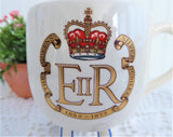 Walking Ware Mug Queen Elizabeth II 1977 Silver Jubilee Black Shoes Carlton Ware Iconic