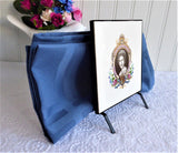 Queen Elizabeth II Tile Silver Jubilee 1977 Napkin Holder England Royal Memorabilia